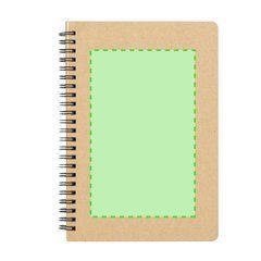 Libreta de anillas con tapas de cartón reciclado | Area 1 | 100 x 160