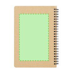 Libreta de anillas con tapas de cartón reciclado | Area 2 | 100 x 160