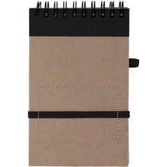 Libreta de bolsillo con papel reciclado 14 x 9 cm | Frontal Inferior | 70 x 50