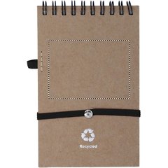 Libreta de bolsillo con papel reciclado 14 x 9 cm | Trasero | 70 x 50