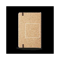 Libreta de corcho A5 sostenible | Posterior | 100 x 100