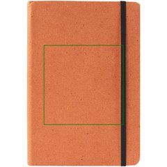 Libreta Cuero A5 Reciclado 80H Rayadas | Frontal | 100 x 100