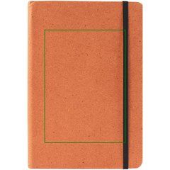 Libreta Cuero A5 Reciclado 80H Rayadas | Frontal | 100 x 140