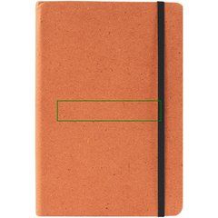Libreta Cuero A5 Reciclado 80H Rayadas | Frontal | 100 x 20