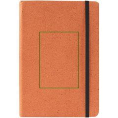 Libreta Cuero A5 Reciclado 80H Rayadas | Frontal | 70 x 100