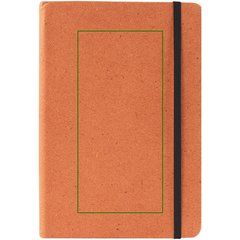 Libreta Cuero A5 Reciclado 80H Rayadas | Frontal | 75 x 160