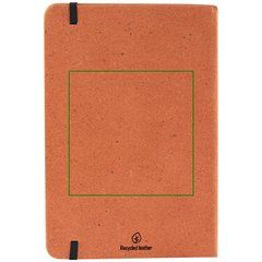 Libreta Cuero A5 Reciclado 80H Rayadas | Trasera | 100 x 100