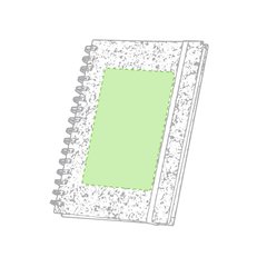 Libreta ecológica de corcho natural y cierre elástico 16x21 cm | En la portada de la libreta | 90 x 140