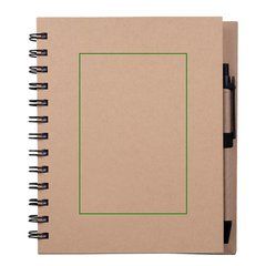 Libreta con espiral | Frontal | 80 x 120