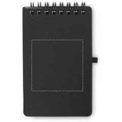 Libreta hidrófuga con bolígrafo incluido | Frontal | 60 x 60