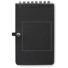 Libreta hidrófuga con bolígrafo incluido | Trasero | 60 x 60