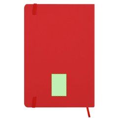 Libreta para notas a una raya 14,7 x 21 | En la cara principal, parte inferior | 30 x 45