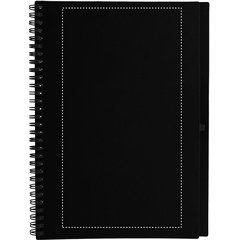 Libreta de papel reciclado con bolígrafo biodegradable 26x19 cm | Pantalla Frontal | 130 x 240