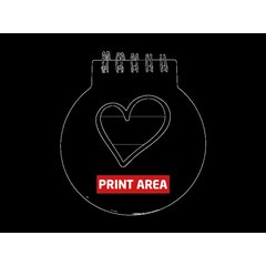 Libreta pequeña con Corazón España | Zona 1 | 40 x 10