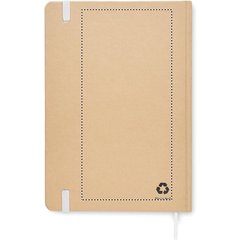 Libreta Reciclada A5 Hojas Cuadriculadas | Trasero | 90 x 190