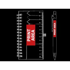 Libreta con Regla, Marcadores y Bolígrafo | Zona 1 | 0 x 0