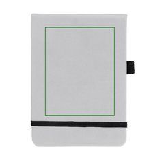 Libreta con tapa de PU A6 | Frontal | 80 x 100