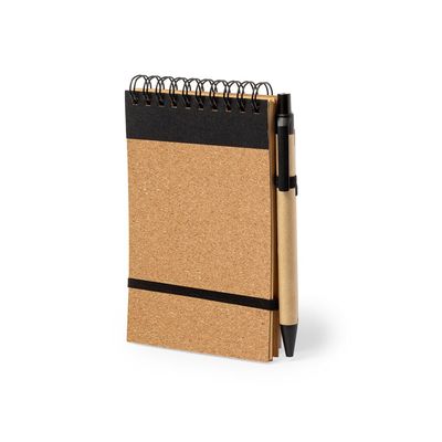 Libreta Anillas Corcho 80 Hojas y Boli