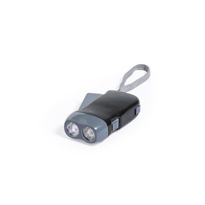 Linterna eco-amigable con 2 LEDs
