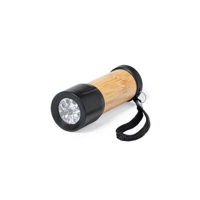 Linterna 9 LEDs en ABS y Bambú