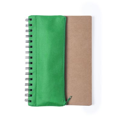 Libreta de cartón ecológico reciclado y estuche incluido Ver