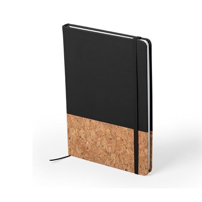 Libreta ecológica de corcho y polipiel 14,7x21 cm Neg