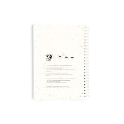 Libreta anillas Tapas Papel de Semilla Plantable