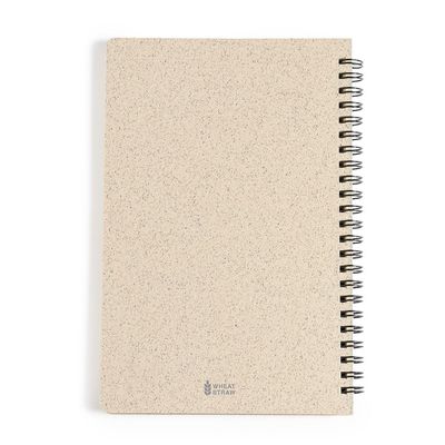 Libreta Anillas Wheat Straw 80H Lisas