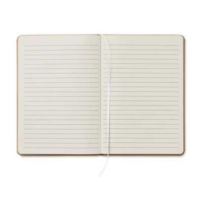Libreta A5 tapa de cartón y bolígrafo