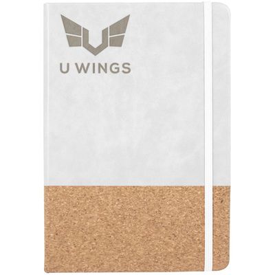 Libreta A5 PU y Corcho 96H Lisas