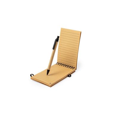 Libreta Anillas Corcho 80 Hojas y Boli
