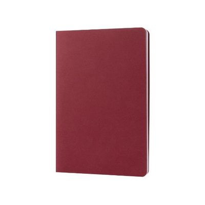 Libreta A5 Papel 30H Crema Rayadas Burdeos