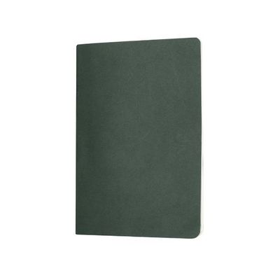 Libreta A5 Papel 30H Crema Rayadas Verde