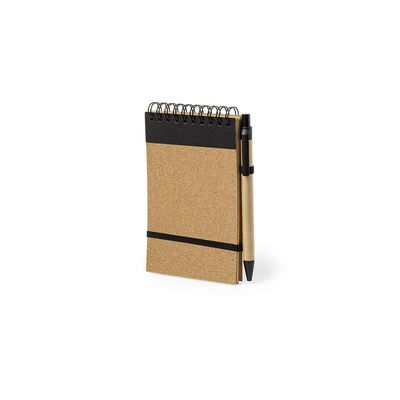 Libreta Anillas Corcho 80 Hojas y Boli