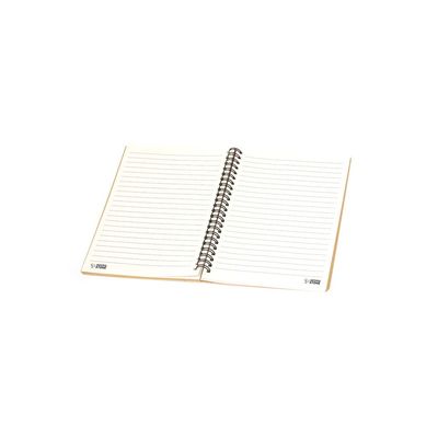 Libreta de anillas con tapas de cartón reciclado