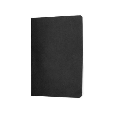 Libreta A5 Papel 30H Crema Rayadas Negro