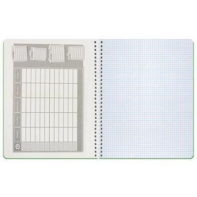 Libreta A4 de 100 hojas y planning semanal