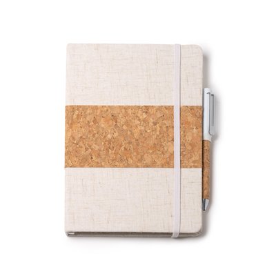 Libreta A5 con bolígrafo en estuche