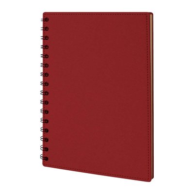 Libreta A5 Cartón 60 Hojas Rayadas Rojo