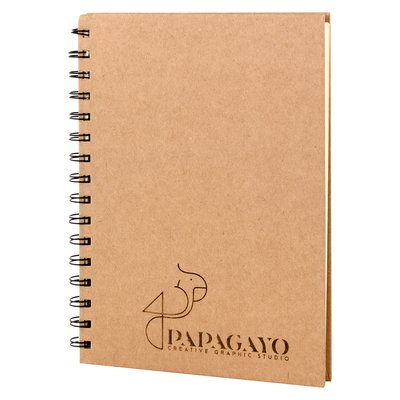 Libreta A5 Cartón 80H Crema Lisas