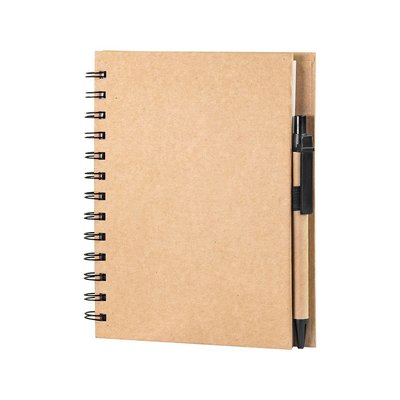 Libreta A5 Cartón con Bolígrafo