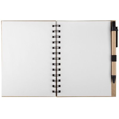 Libreta A5 Cartón con Bolígrafo