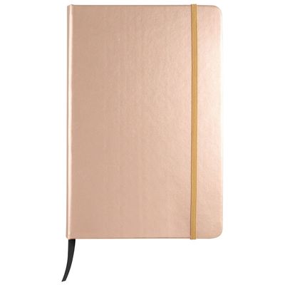 Libreta A5 Metalizada y 80H Lisas Borde Negro