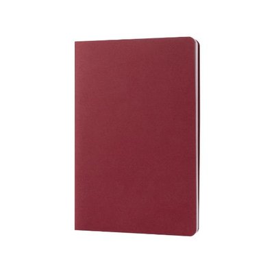 Libreta A5 Papel 30H Crema Rayadas Burdeos