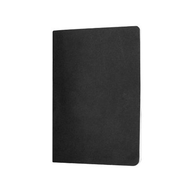 Libreta A5 Papel 30H Crema Rayadas Negro