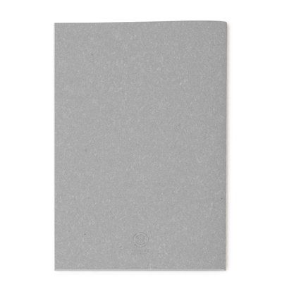 Libreta A5 de piel reciclada Gris Talla Única Adulto