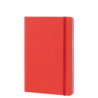 Libreta A5 PU 96 Páginas Rayadas Rojo