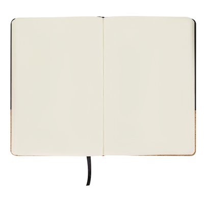 Libreta A5 PU y Corcho 96H Lisas