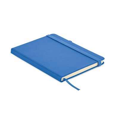 Libreta A5 PU y Cuero Reciclado Azul Royal