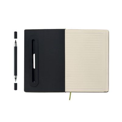 Libreta A5 con soporte para teléfono